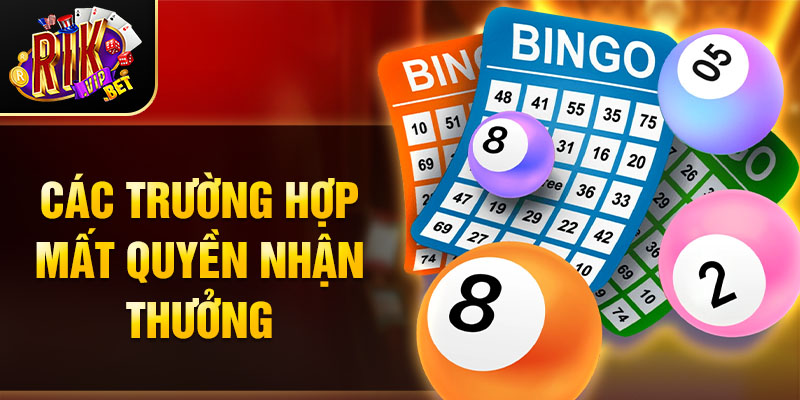 Các trường hợp mất quyền nhận thưởng